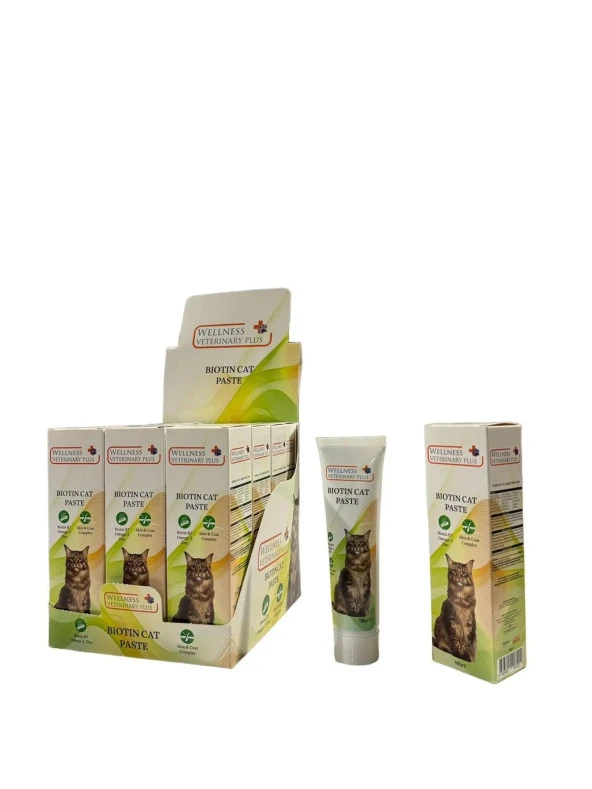 Wellness Veterinary Plus Biotin Cat Paste 100 Gr ürün görseli 1