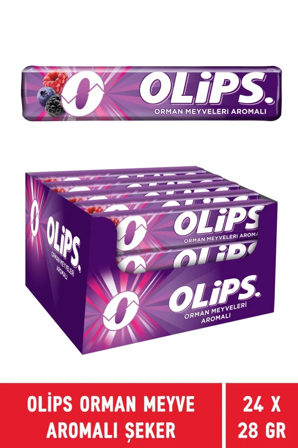 Orman Meyve Aromalı Ferahlatıcı Stick Şeker 28 gr - 24 Adet