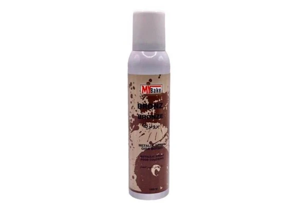 MY BAKE METALİK BRONZ SPREY BOYA 250 ML ürün görseli 1