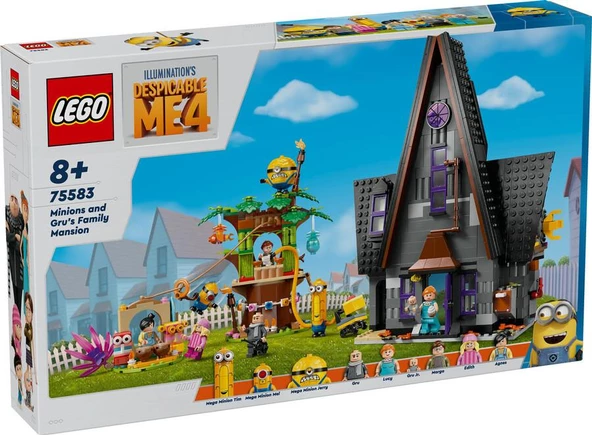 LEGO Minions 75583 Minions and Gru's Family Mansion ürün görseli 1