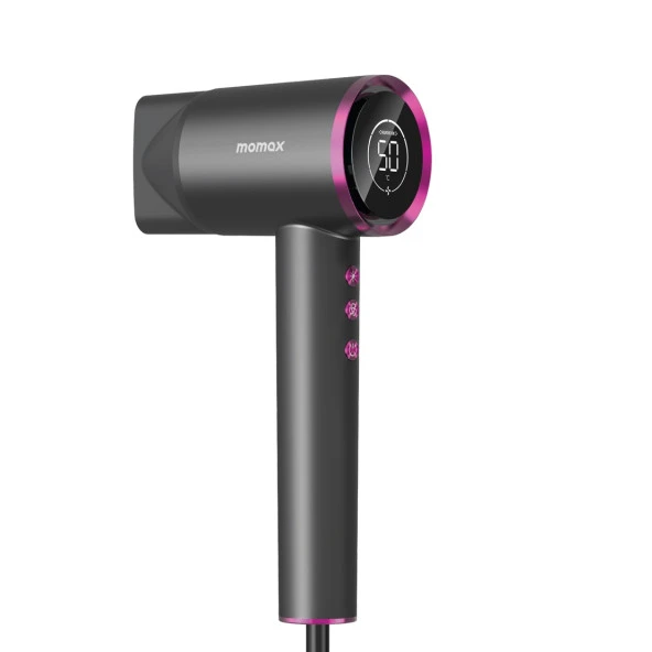 Momax HL10 Ultra Hair Hızlı Ion Saç Kurutma Makinesi Pembe ürün görseli 1