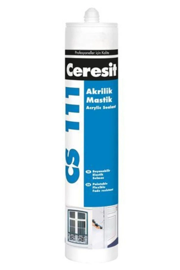 Ceresit Cs 111 Akrilik Mastik Antrasit Gri 280 ml Kartuş ürün görseli 1