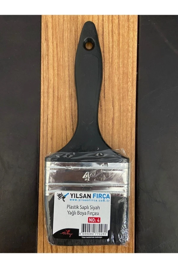 Yağlı Boya Fırçası Siyah Saplı 4'' ürün görseli 1