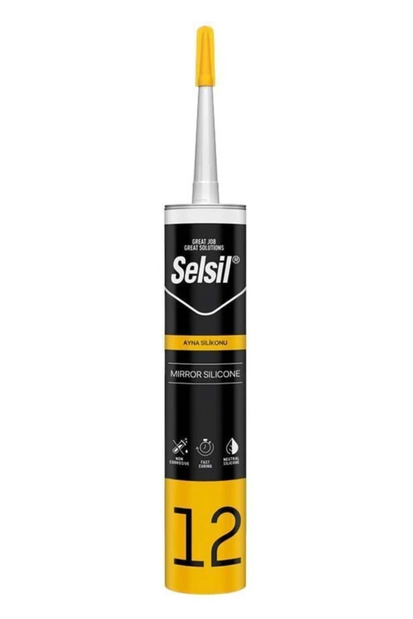 12 Ayna Silikonu Şeffaf 280 Ml ürün görseli 1