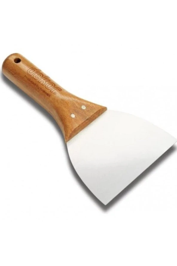 013 Macun Ispatula Ahşap Sap Pas.çelik 8cm ürün görseli 1
