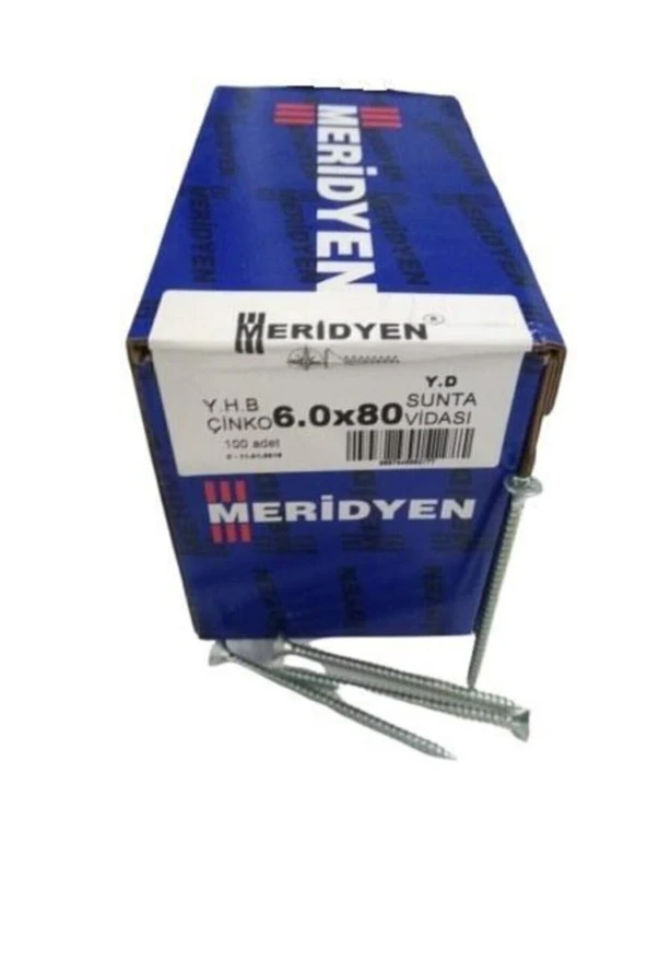 Sunta Vidası 6.0x80mm - 100 Adet ürün görseli 1