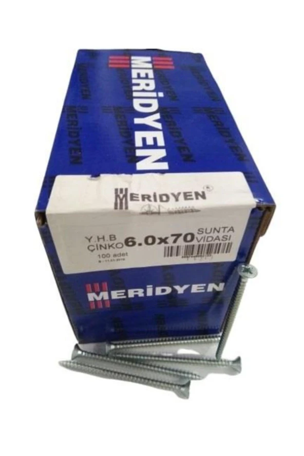 Sunta Vidası 6.0x70mm - 100 Adet ürün görseli 1