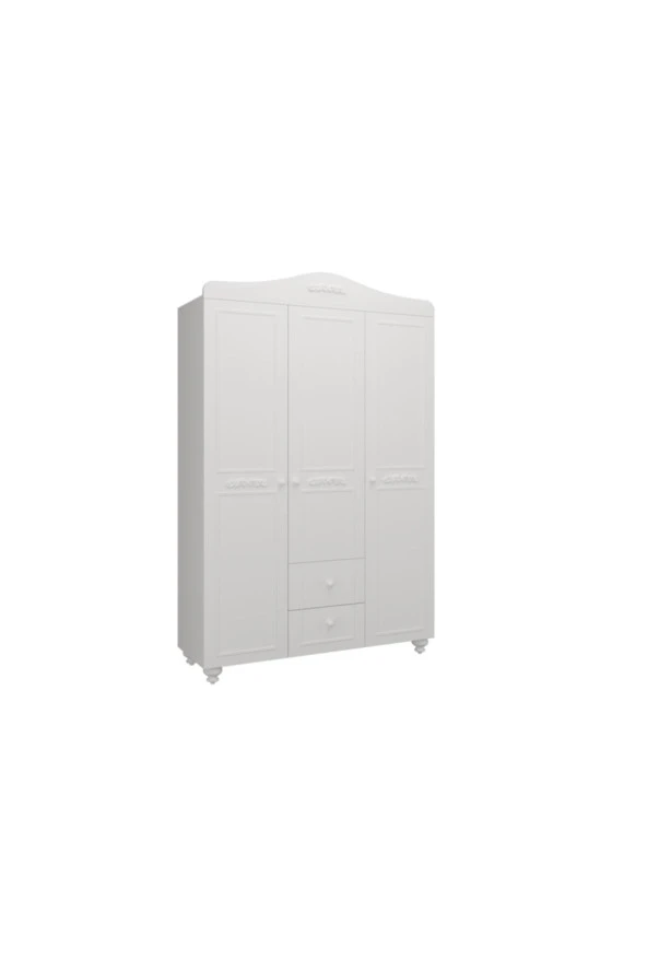 MERLİN MOBİLYA Tokyo 3 Kapaklı Dolap %100 Mdf - Resim 3
