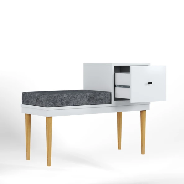 MERLİN MOBİLYA Paris Moderen Puf - Resim 4