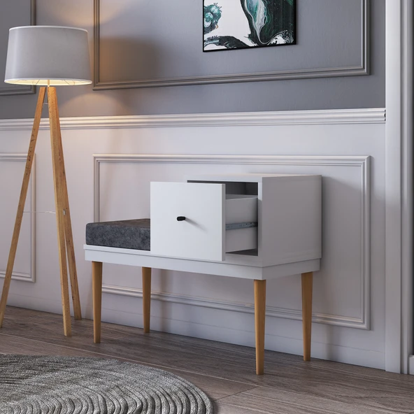 MERLİN MOBİLYA Paris Moderen Puf - Resim 2