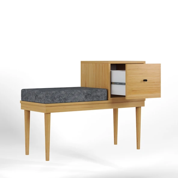 MERLİN MOBİLYA Paris Modern Puf Çok Amaçlı - Resim 5