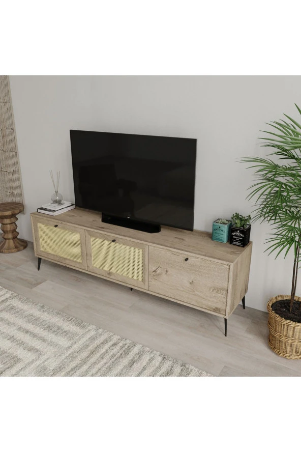 MERLİN MOBİLYA Merlin Mobilya DİAMOND 3 Bölmeli TV Ünitesi 180cm ürün görseli 1