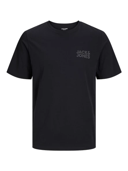 JACK JONES Yazılı Erkek Bisiklet Yaka Tişört 12151955 ürün görseli 1