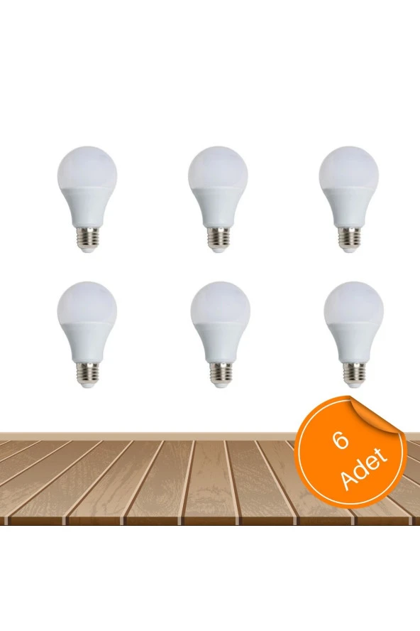 9 W Beyaz Led Ampul (6 Adet) ürün görseli 1