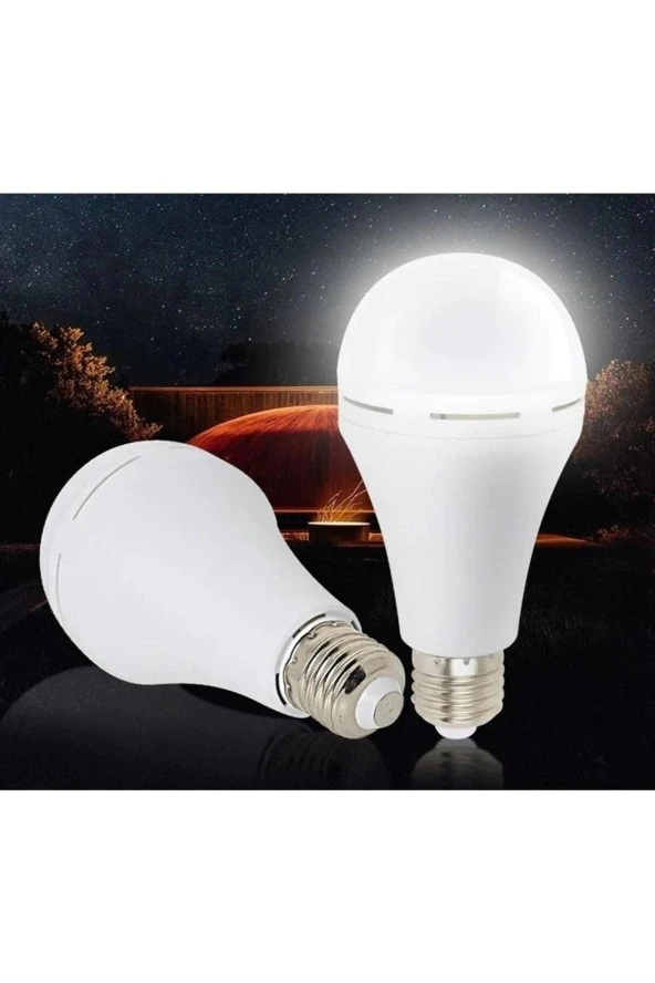 Beyaz Led Ampül 6400k 9w E27 10 Adet Ct-4277 - Resim 2