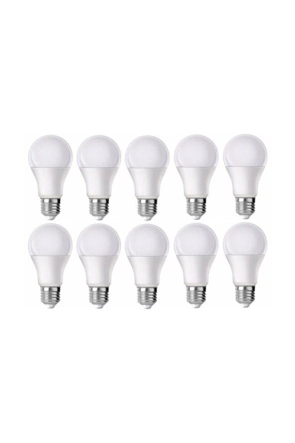 Proich Led Ampul Beyaz Renk 9 Watt Tasarruflu 10 Lu Paket ürün görseli 1