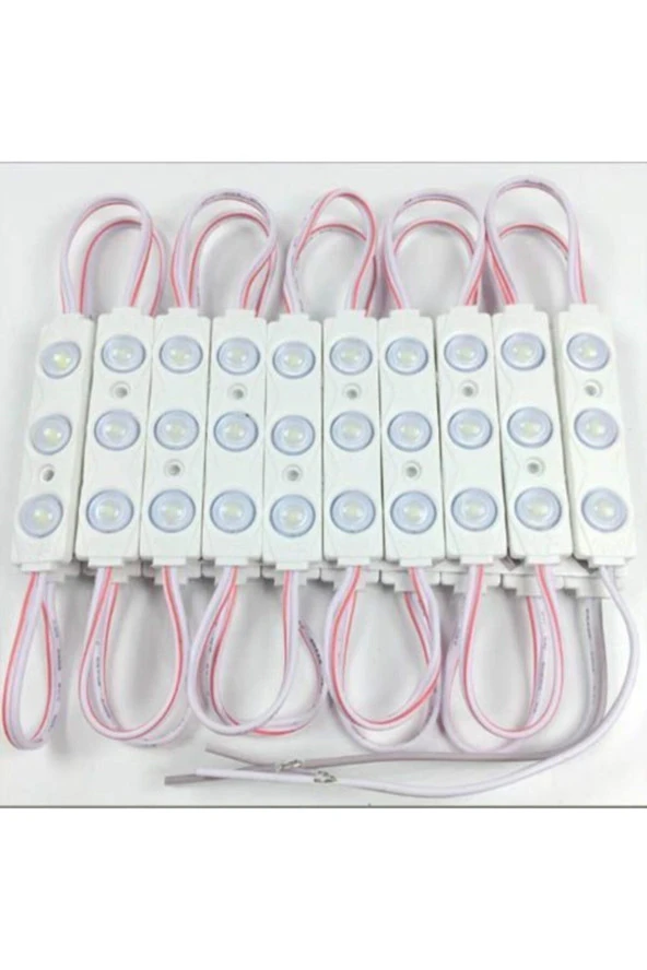 10 Adet Mercek Modul Led Beyaz Renk 1,5 W ürün görseli 1