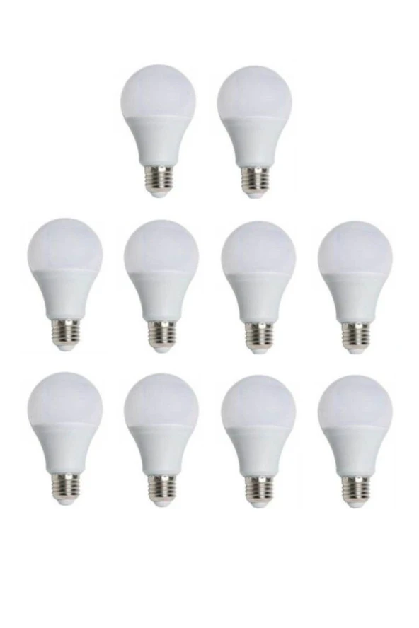 -4277 9w Led Ampul E-27 Duylu Beyaz 10 Adet ürün görseli 1
