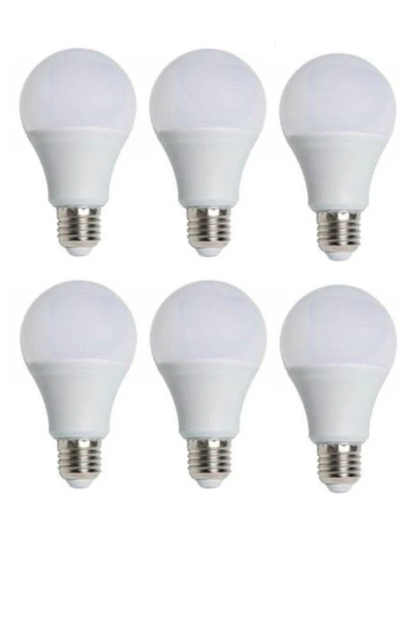9w Led Ampul E-27 Duylu Beyaz 6 Adet Adet ürün görseli 1