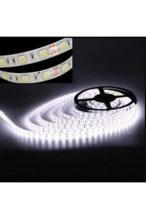 5 Metre 3 Çipli Şerit Led Beyaz ürün görseli 1