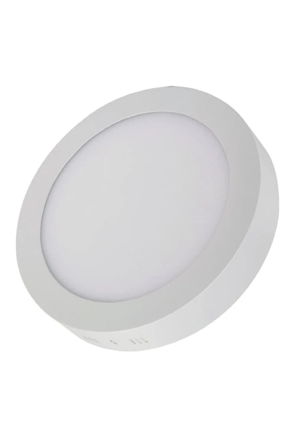 18 Watt Yuvarlak Sıva Üstü Led Panel Armatür Beyaz 6500 K Vpsuyb018xx ürün görseli 1