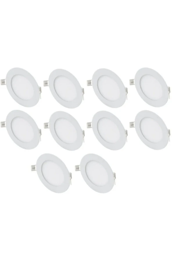 CT-5145 6 WATT SLİM LED PANEL BEYAZ IŞIK CATA 10 adet ürün görseli 1