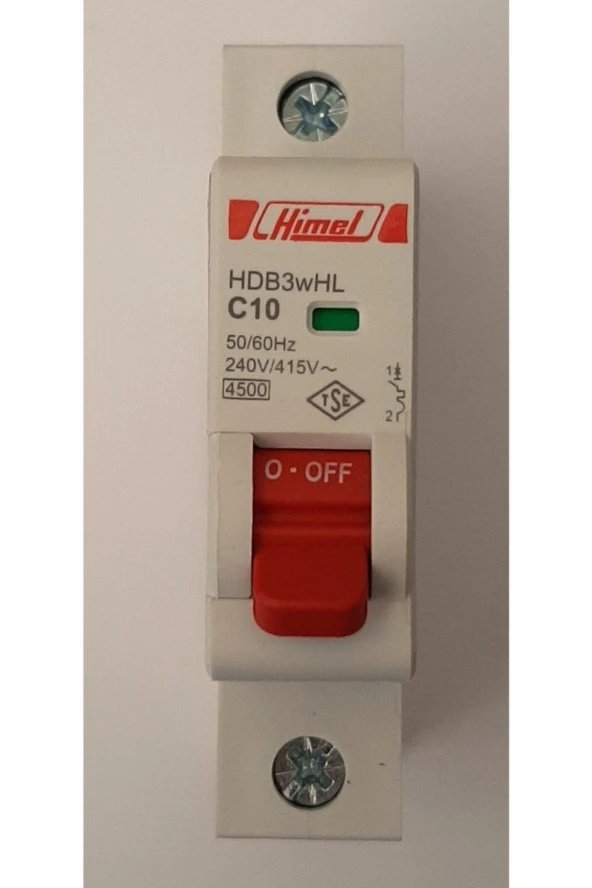 1x10a C Tipi 4,5ka Otomatik Sigorta-hdb3whl1c10 ürün görseli 1