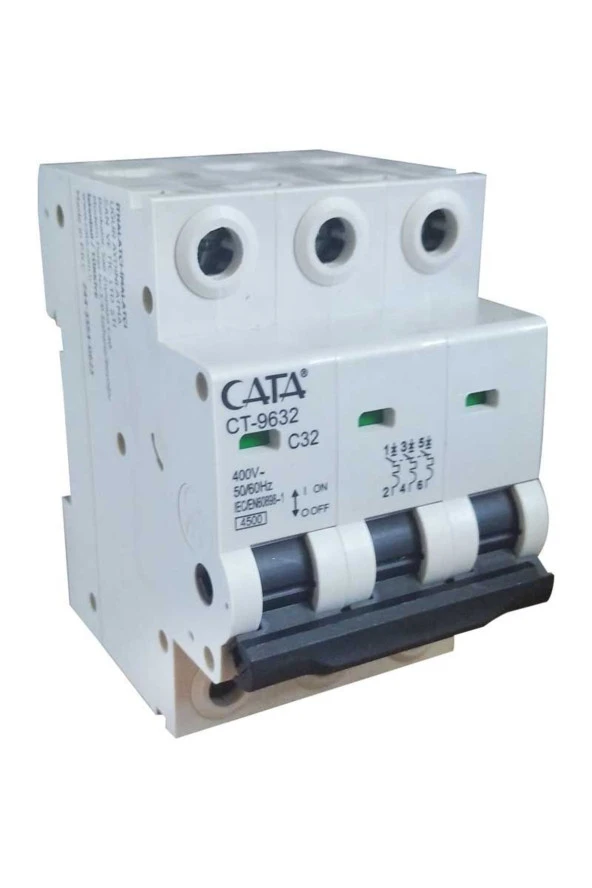 CT-9632 3X32 AMPER C TİPİ 4500K TRİFAZE SİGORTA ürün görseli 1