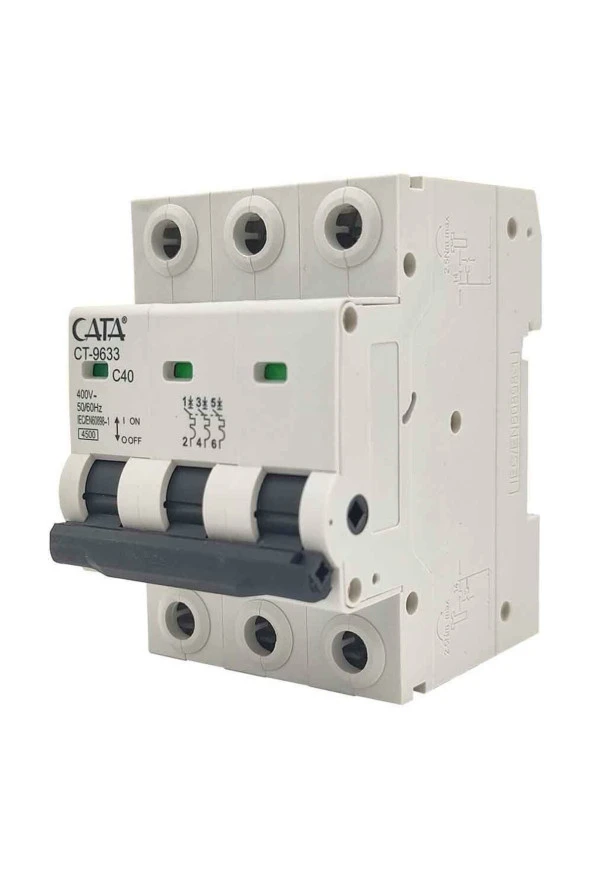 Ct-9633--3x40 Amper C Tipi 4500k Trifaze Sigorta ürün görseli 1