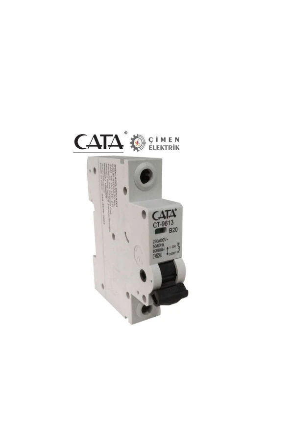 Ct 9613 1x20a 4.5ka B Tipi Otomatik Sigorta ürün görseli 1
