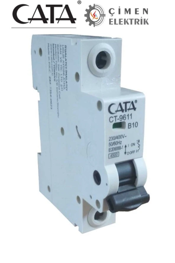 Ct 9611 1x10a B 4.5ka Tipi Otomatik Sigorta ürün görseli 1