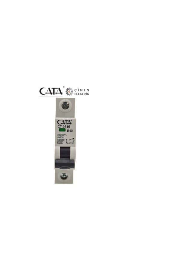 Ct 9616 1x40a 4.5ka B Tipi Otomatik Sigorta ürün görseli 1