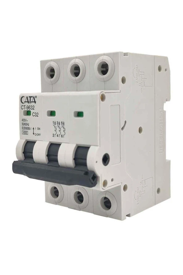 Ct-9632--3x32 Amper C Tipi 4500k Trifaze Sigorta ürün görseli 1