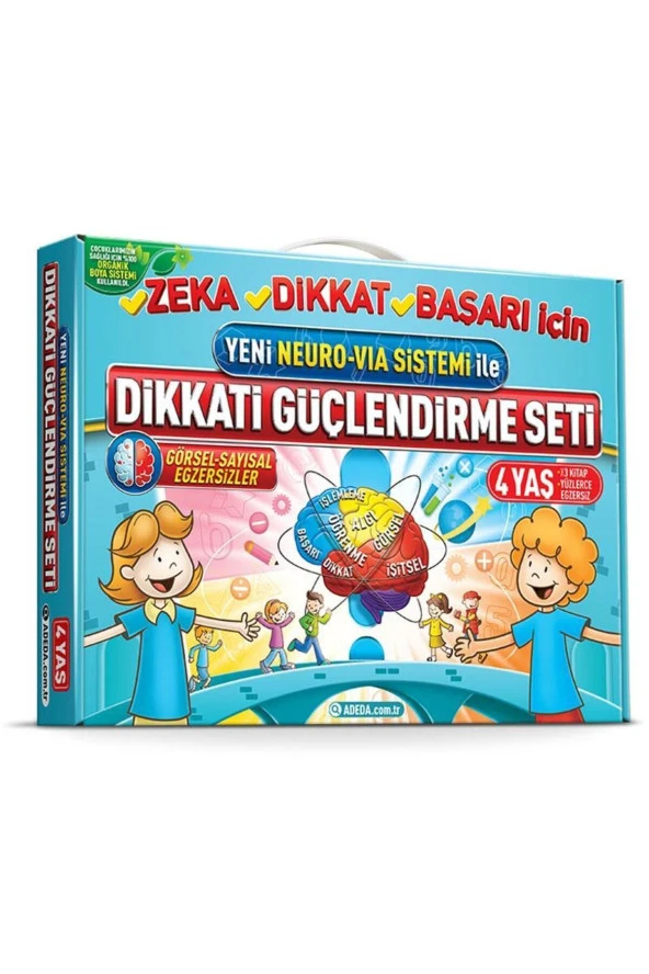 Neuro Via Sistemi Dikkat Güçlendirme Seti 4 Yaş Neuro Via Sistemi Ile Hazırlanmış Adeda ürün görseli 1