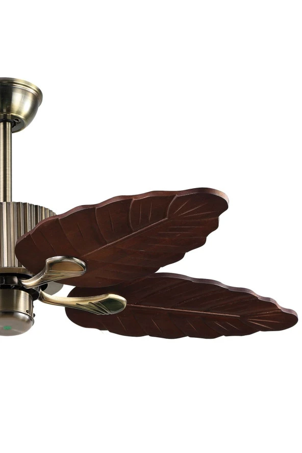Breeze - Urla Antik Bronz - 122 Cm. Ahşap Kanatlı Tavan Vantilatörü - Resim 3