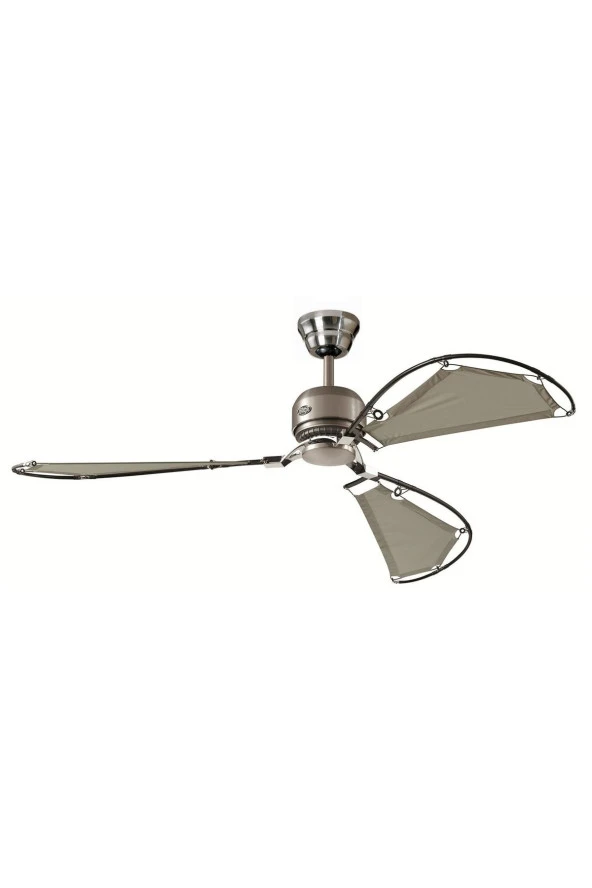 Hunter Vantilatör - Avalon Fırçalanmış Nikel - 158 Cm. Bez Kanatlı Uzaktan Kumandalı Tavan Vantilatörü ürün görseli 1