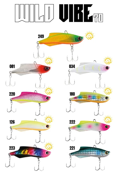 Fujin Wild Vibe 70mm 20gr Sinking Vibrasyon Suni Yem ürün görseli 1