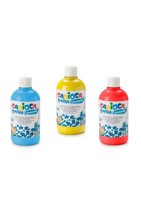 Yıkanabilir Sulu Boya Seti 3 Renk  500 ml ürün görseli 1