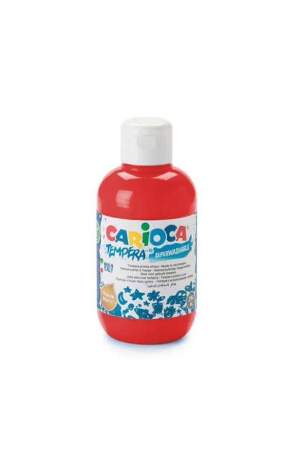 Tempera Boya (SÜPER YIKANABİLİR) 250ml - Kırmızı ürün görseli 1