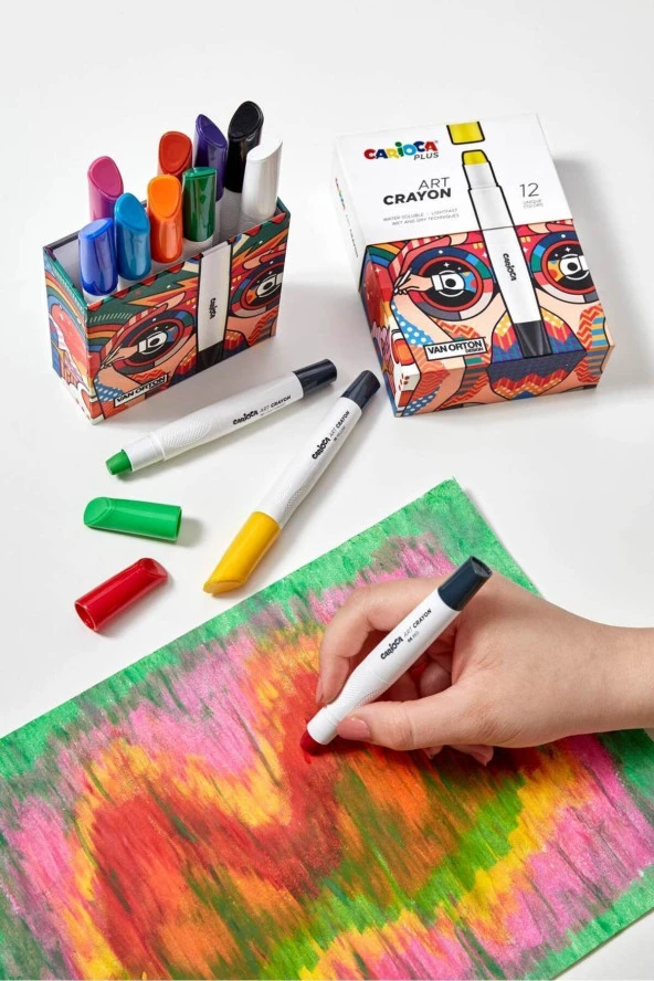 CARİOCA PLUS ART CRAYON BOYA 6LI - Resim 3