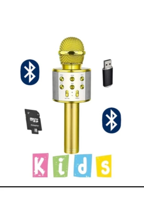 Bls-25 Usb / Tf Kart / Aux Karaoke Mikrofon BT ürün görseli 1