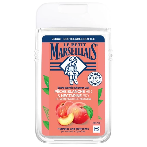Le Petit Marseillais Beyaz Şeftali Ve Nektarin Duş Jeli 250 ml ürün görseli 1