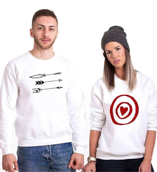 Tshirthane Ok Hedef 12 Sevgili Kombinleri Sweatshirt Kombini ürün görseli 1