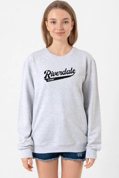 Riverdale Bronx New York City Grimelanj Kadın 2ip Sweatshirt ürün görseli 1