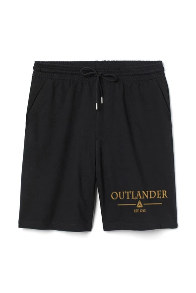 Outlander Est 1743 Erkek Siyah Şort ürün görseli 1
