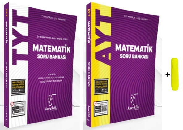 Karekök Tyt Ve Ayt Matematik Soru Bankası Seti Yeni ürün görseli 1