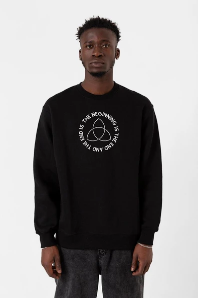 Dark The Beginning Siyah Erkek 2ip Sweatshirt ürün görseli 1