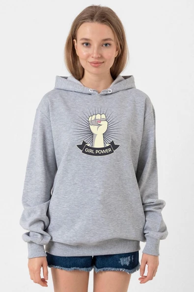 Girl Power Grimelanj Kadın 3ip Kapşonlu Sweatshirt ürün görseli 1