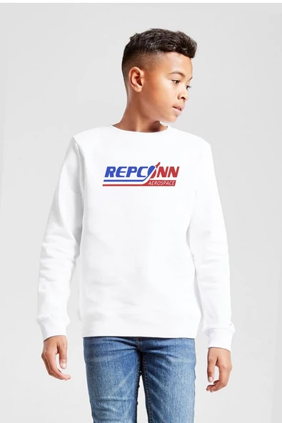 Fallout Repconn Aerospace Beyaz Çocuk 2ip Sweatshirt ürün görseli 1