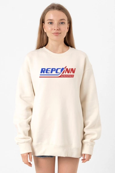 Fallout Repconn Aerospace Ekru Kadın 2ip Sweatshirt ürün görseli 1